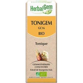 HerbalGem Tonigem Bio Complexe de Gemmothérapie Concentrée Tonique Puissant 30 ml