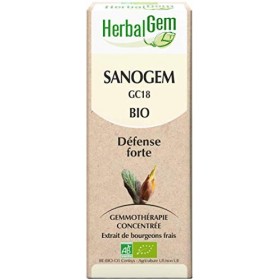 HerbalGem Sanogem Bio Complexe défense forte Stop aux agressions extérieures Gemmothérapie Concentrée 30 ml