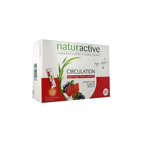 Naturactive Circulation 20 Sticks Fluides