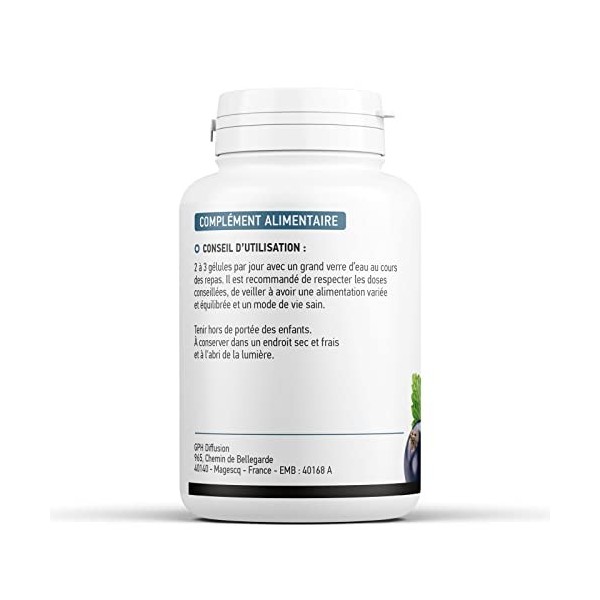 Cassis Bio - 250 mg - 200 gélules végétales