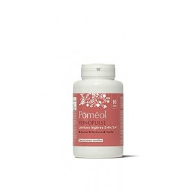 POMÉOL ǀ Complément Alimentaire jambes légères & circulation sanguine - VeinoPulse ǀ 60 jours | Vigne rouge, Cassis, Vitamine