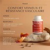 POMÉOL ǀ Complément Alimentaire jambes légères & circulation sanguine - VeinoPulse ǀ 60 jours | Vigne rouge, Cassis, Vitamine