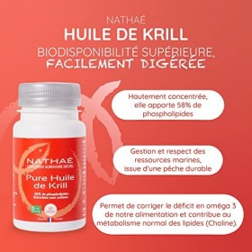 KRILL - Complément Alimentaire - Superba Boost - Oméga 3 et EPA/DHA - Huile de Krill Pure - 60 capsules
