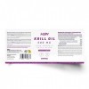 HSN Krill Oil : Huile de Krill 500mg, Source dOmega 3 DHA, EPA , Avec Astaxanthine et Phospholipides - Antioxydant puissant
