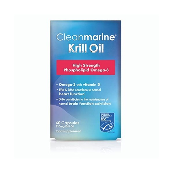 Cleanmarine Huile de krill 60 x 500 mg