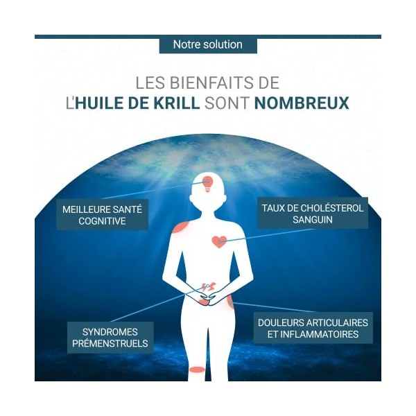 ALPX - Oméga 3 Krill - Complément Alimentaire à Base dHuile de Krill - 60 Capsules - Fait en Suisse