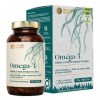 Nature Basics® Huile dalgues Oméga 3 végétalienne | 60 gélules hautement dosées en bocal | purement non transformée certifié