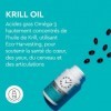 KRILL OIL 60 Gélules Molles - Qualité Supérieure pour le Cœur, le Cerveau, les Yeux et les Articulations, faible taux de Ch