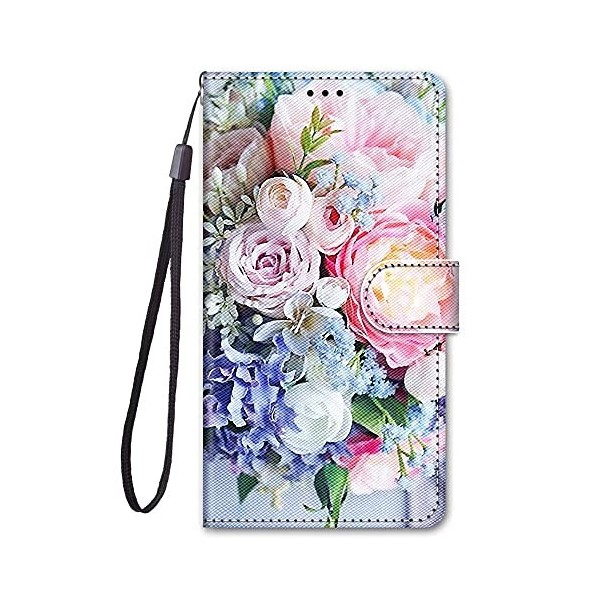 Miagon PU Cuir Coque pour Samsung Galaxy A53 5G,Coloré Motif Portefeuille Étui Housse Cover avec Stand Support Porte-Cartes d