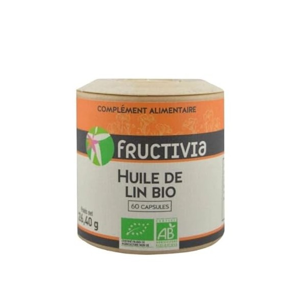 Huile de Lin Bio, 60 Capsules