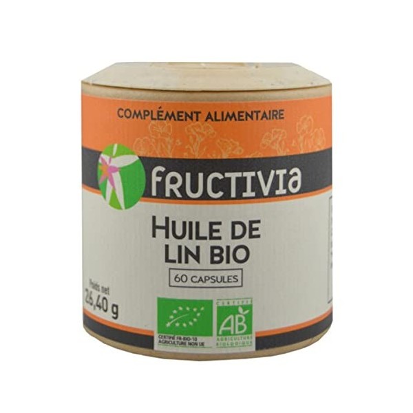 Huile de Lin Bio, 60 Capsules Les bienfaits du complément alimentaire à base d'huile de lin