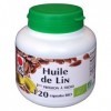 Huile de lin 270 mg - 120 capsules Les bienfaits du complément alimentaire à base d'huile de lin