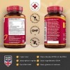 Huile de Foie de Morue 1000 mg - 365 gélules dHuile de Poisson de qualité supérieure - Oméga 3, Vitamines A, D, E et Huile d