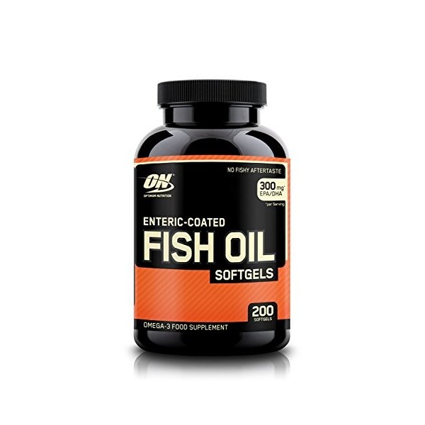 Optimum Nutrition - Fish oil huile de poisson - 200 capsules