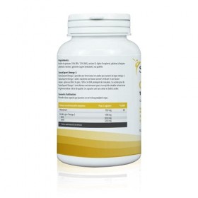 SanaExpert Oméga-3 | HUILE DE POISSON OMEGA 3 |1000 mg dacides gras EPA et DHA, huile de poisson naturelle et vitamine E. In