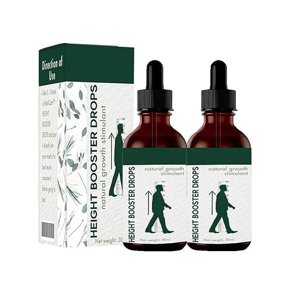 Medicare Height Booster Drops,Nature Height Growth Oil,Height Growth Drops, Herbal Height Increasing Essential Oil, Promote A