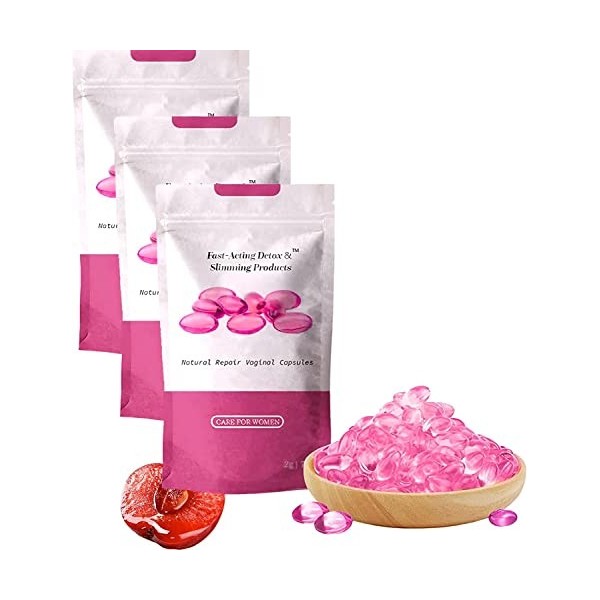 DUBUSH Gélules Molles dhuile de Poisson Marin Rose Anniecare Capsules amincissantes détoxifiantes instantanées pour Le soula