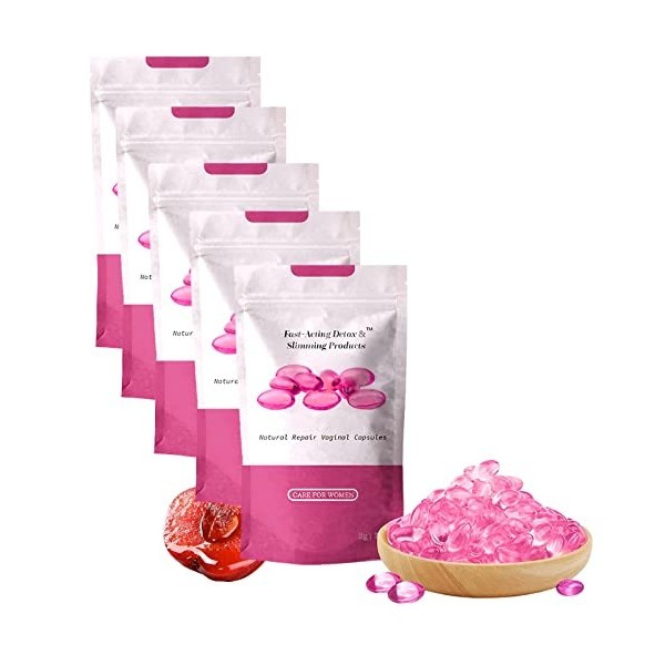 DUBUSH Gélules Molles dhuile de Poisson Marin Rose Anniecare Capsules amincissantes détoxifiantes instantanées pour Le soula