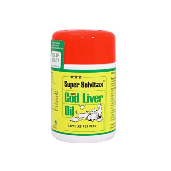 Super Solvitax Cod Liver Oil Capsules,