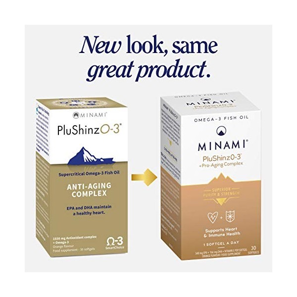 Minami Nutrition PluShinzO-3 Anti Aging 30 capsule