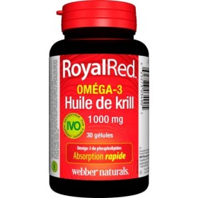Webber Naturals RoyalRed® Omega-3 Krill Oil Extra Strength 1000 mg 30 Softgels