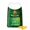 Moller’s ® | Capsules oméga-3 | Huile de poisson | Complément alimentaire nordique doméga-3 avec EPA, DHA, vitamines A, D et