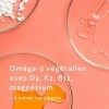 Omega 3 Vegan avec Vitamine D3, K2 et B12 + Magnésium, Biotine et 7 Vitamines - Multivitamines avec Huile Dalgues EPA DHA - 