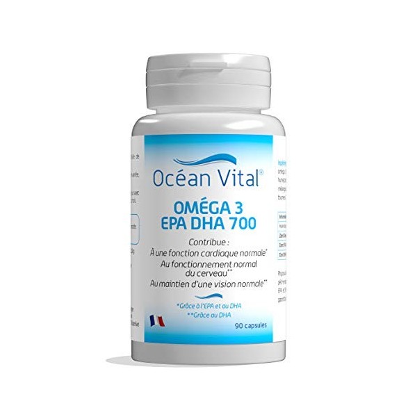 OMEGA 3 Oméga 3 EPA DHA 700 780 mg dOméga 3 par dose journalièr...