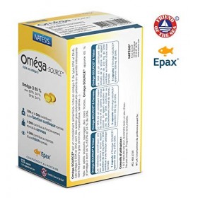 NATESIS - Huile Premium de Poissons Sauvages - Haute Concentration Oméga 3 : 65% EPA : 34%/DHA : 24% - Certifié EPAX - Fish