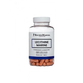 Roches Marines - Complément alimentaire Lécithine marine - Maintien de la Mémoire et de la Concentration - Oméga 3 sous forme