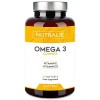 OMEGA 3 BIO-disponible Pure - Huile de Poisson Sauvage 2000 mg - Oméga 3 avec DHA EPA Vitamines D3 E - 60 Gélules Fish Oil Nu...