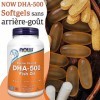 Now Foods, DHA-500, Double Force, 180 Gélules, Testé en Laboratoire, Huile de Poisson, EPA, Vitamine E, Sans Gluten, Sans OGM