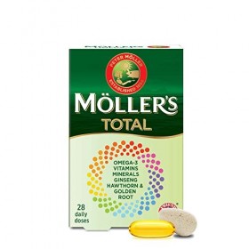 Moller’s ® | Total | Complément Alimentaire | Complément Alimentaire Nordique doméga-3 avec EPA et DHA | Large spectre de vi
