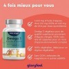 Omega 3 Vegan 1440mg par Dose Quotidienne dHuile dAlgues, Concentrée d’Acides Gras avec 432mg de DHA et 216mg dEPA, Cont