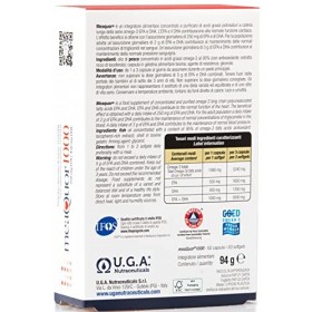 U.G.A. NUTRACEUTICALS MEAQUOR 1000 - Complément Alimentaire dOméga 3 EPA/DHA, 60 Gélules