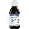 NORSAN Premium huile de poisson omega 3 Total Citron hautement dosé 200 ml / 2.000mg d’ omega 3 dose journalière/fish oil ome