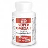 Super Omega 3 - Complément Naturel dOméga-3 le Plus Pur du Marché - Santé Cardiovasculaire - Antioxydant - Anti-Inflammatoir