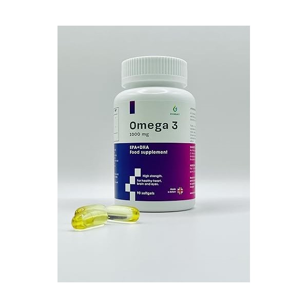 Oméga-3 Huile de Poisson 1000 mg 100 Gélules