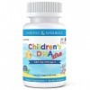 Nordic Naturals, Childrens DHA Xtra, 636mg dOméga-3, avec EPA et DHA, 90 Capsules molles, Testé en Laboratoire, Végétarien,