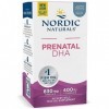 Nordic Naturals Prenatal DHA, 830mg doméga-3 avec EPA et DHA, Hautement dosé, Goût neutre, 90 Capsules molles, Testé en Labo