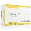 Biophénix Oméga 3+ 30 capsules molles végétales - Vegan, 100% végétal d’origine marine - Oméga-3 EPA & Oméga-3 DHA - Mémoire,