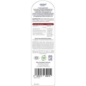 Osavi Super Strong Omega + D3, 3500mg Omega 3 Lemon - 250 ml.