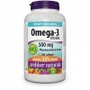 Webber Naturals Omega-3 Pharmaceutical Grade 500 mg EPA/DHA 200 Softgels