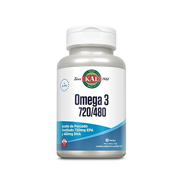 Omega 3 720/480 60 perlas KAL