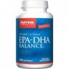 Jarrow Formulas, EPA DHA Balance, 600mg dAcides Gras Oméga-3, 240 Capsules molles, Testé en Laboratoire, Sans Gluten, Sans S