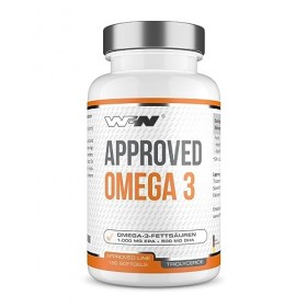WFN Approved Omega 3-2000mg - 120 Gélules - Huile de poisson à haut dosage - Premium Fish Oil - 1500 mg EPA DHA par portion -