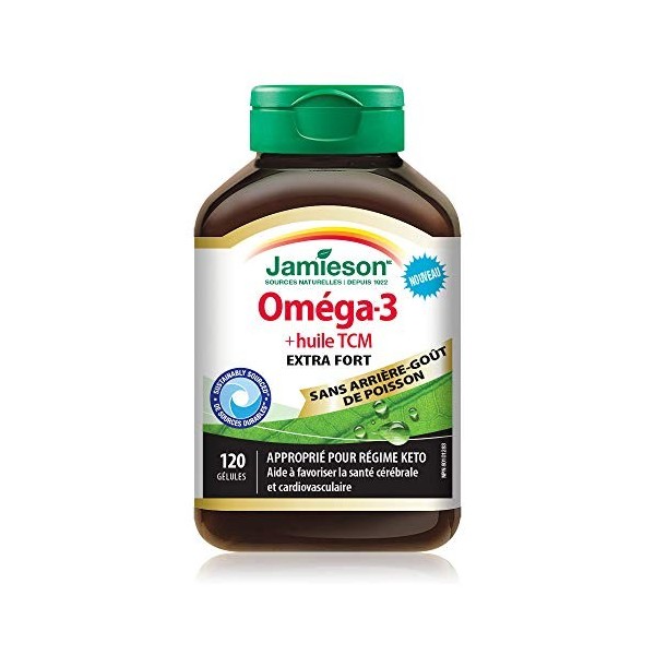 Jamieson Omega 3 + MCT 120 Softgels