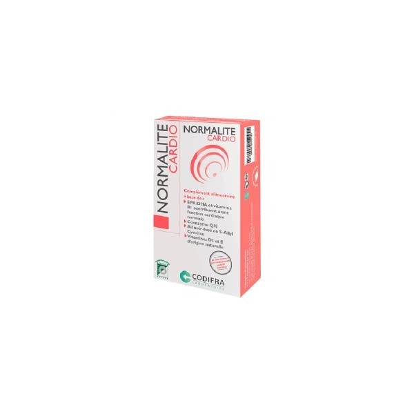 Codifra Normalite Cardio Ail Noir Oméga 3 30 capsules