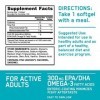 Optimum Nutrition Fish Oil Enteric Coated Omega 3 Capsules, Food Supplement for Men and Women, Source of EPA/DHA Omega 3 Fatt