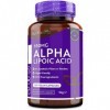 Acide Alpha-Lipoïque 650 mg − 120 Gélules Entièrement Végétales très Puissantes − 100% Naturelles, sans Agent de Remplissage 